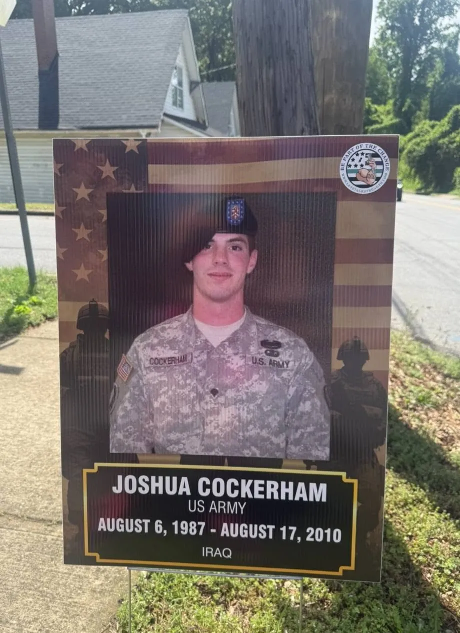 In memory of Joshua Cockerham