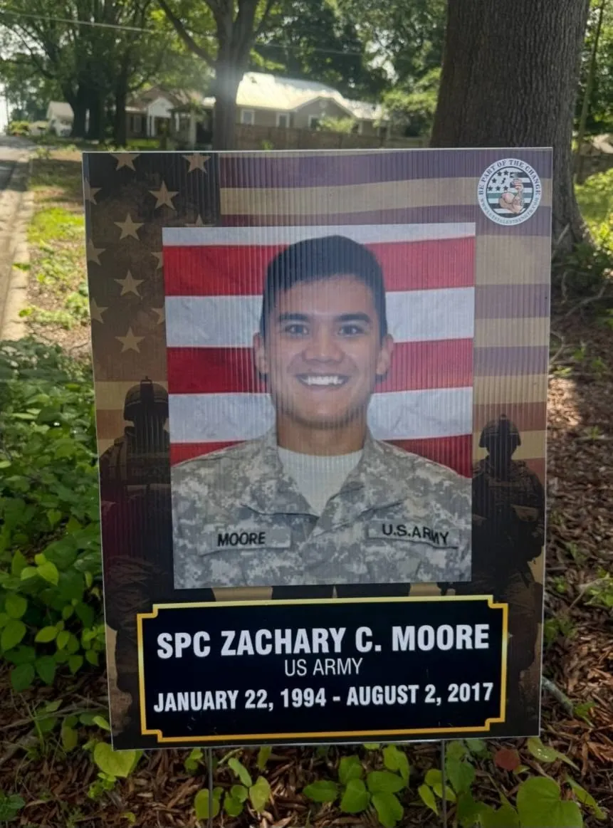 In memory of SPC Zachary C. Moore