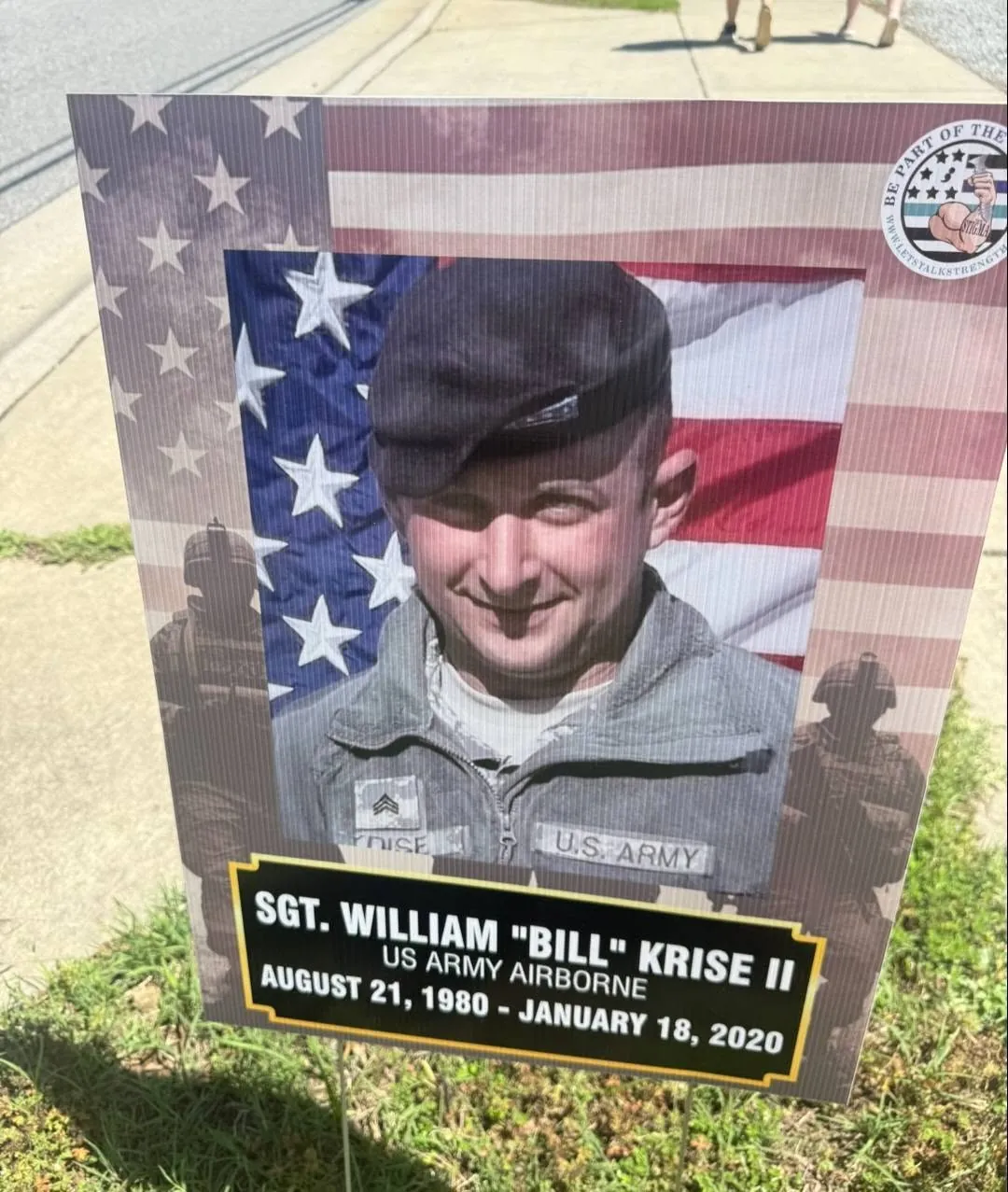 In memory of Sgt. William &ldquo;Bill&rdquo; Krise II