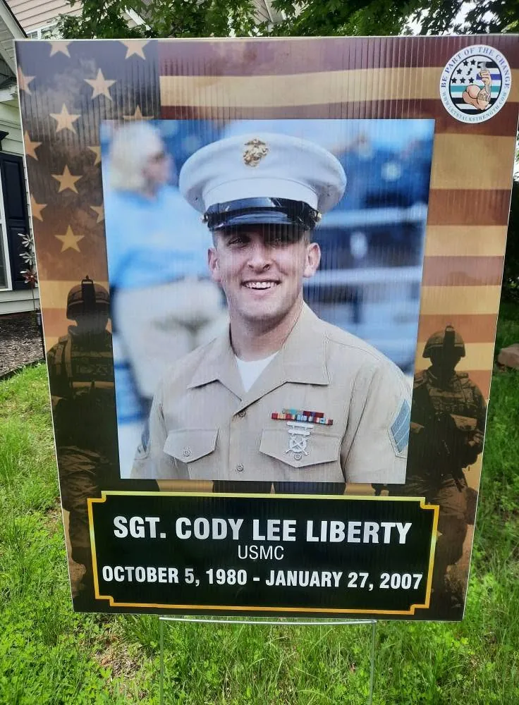 In memory of Sgt. Cody Lee Liberty