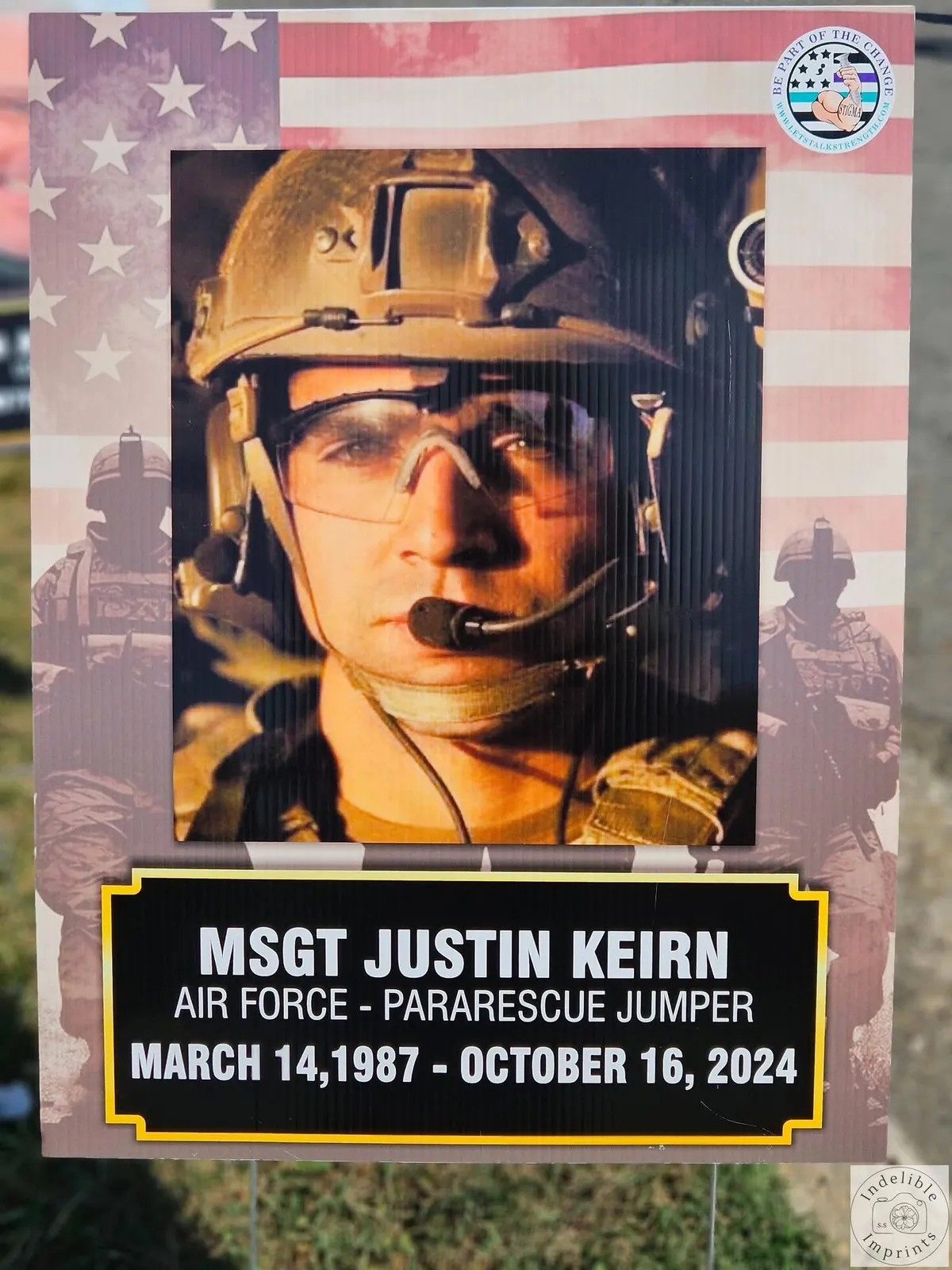 In memory of MSgt Justin Keirn