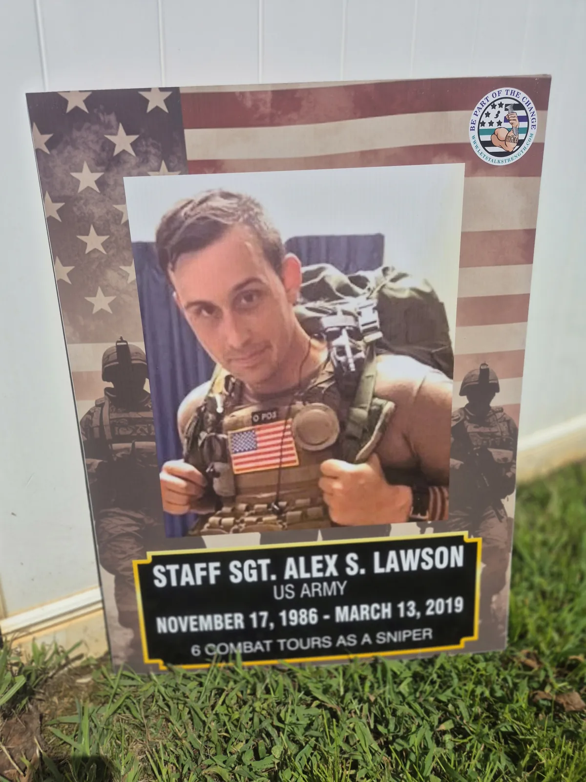 In memory of Staff Sgt. Alex S. Lawson