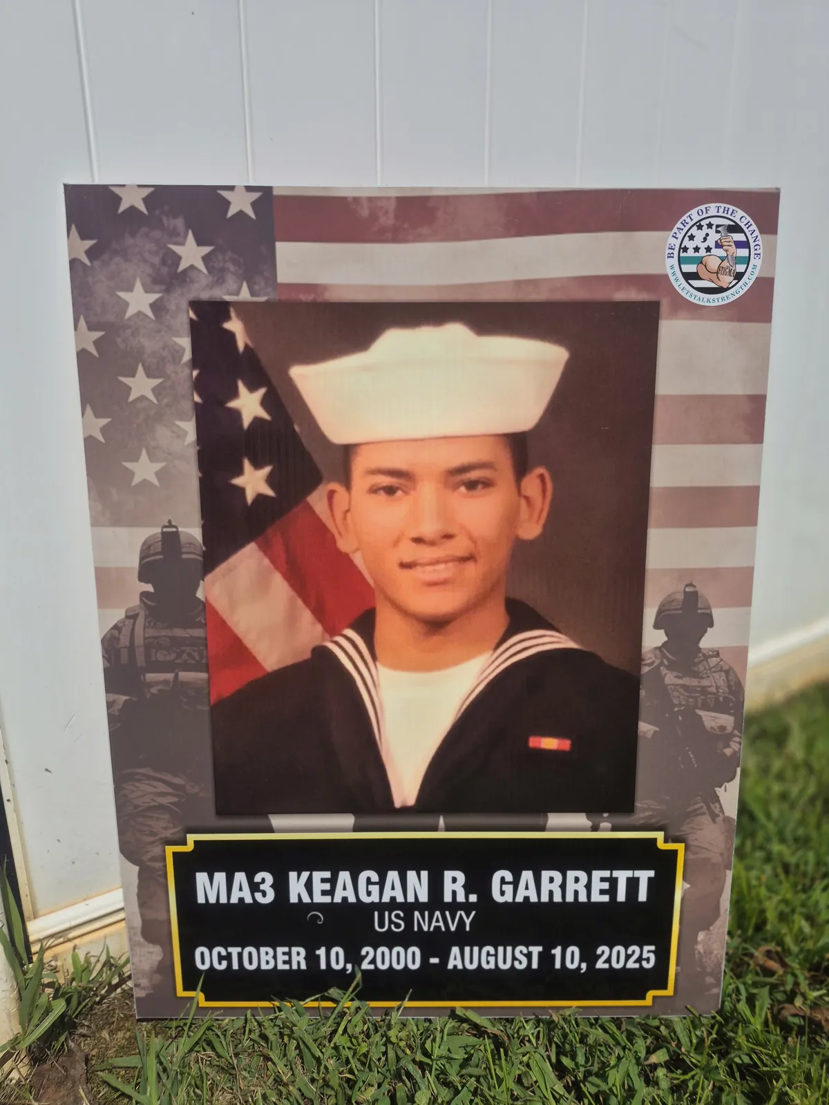 In memory of MA3 Keagan R. Garrett