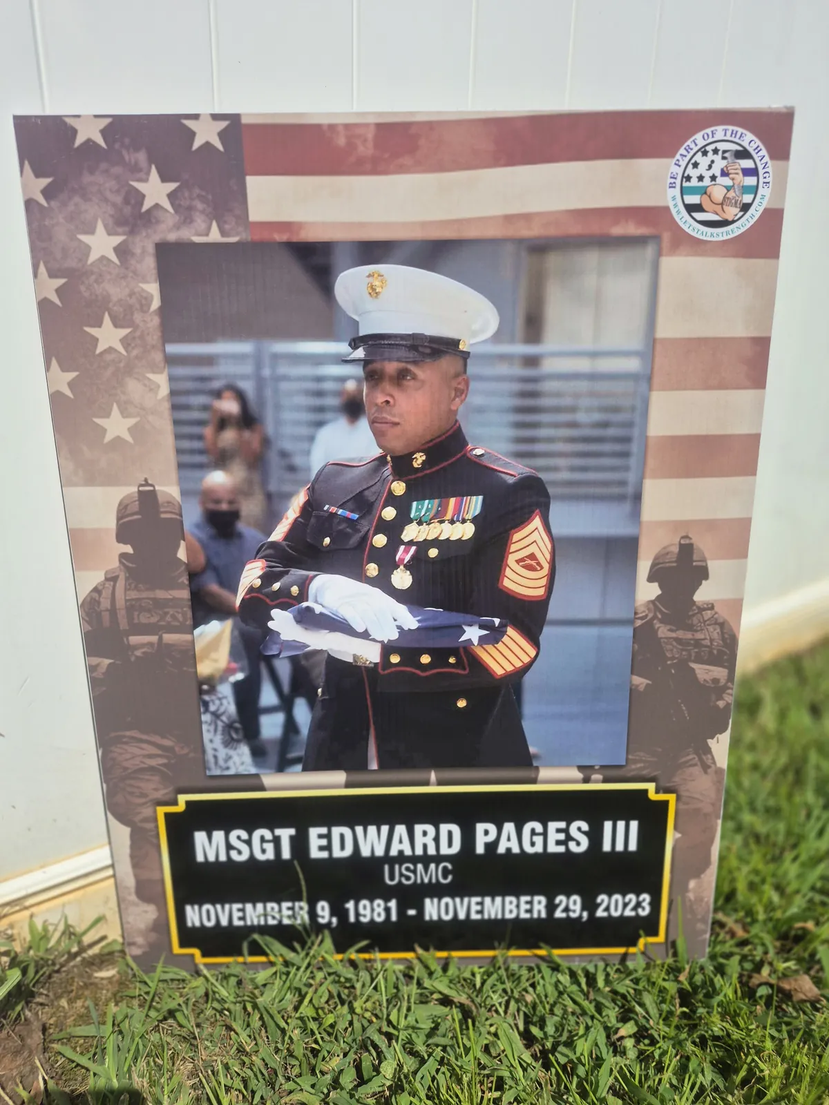 In memory of MSgt Edward Pages III